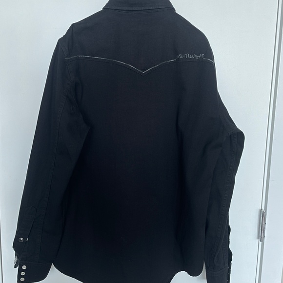 YSL Saint Laurent Cotton denim shirt - Picture 2 of 9